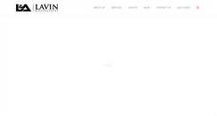 Desktop Screenshot of lavinandassociates.com